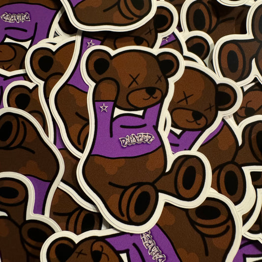 Headless Dumped Bear sticker